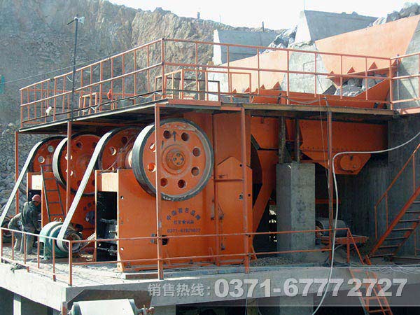 碎石破碎生产线 碎石破碎生产线