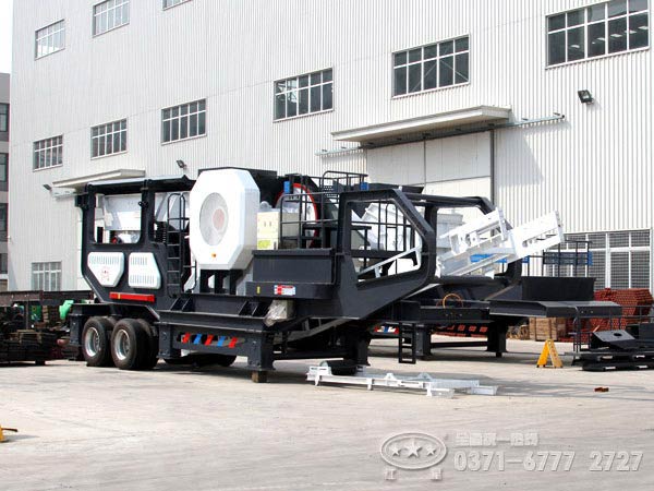 煤矸石移动式破碎站 煤矸石移动式破碎站