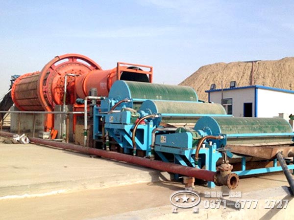 锰矿磁选现场 锰矿磁选现场