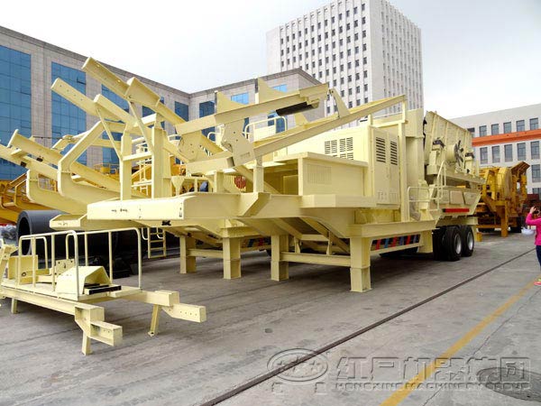 QY千亿国际牌移动式破碎站 QY千亿国际牌移动式破碎站