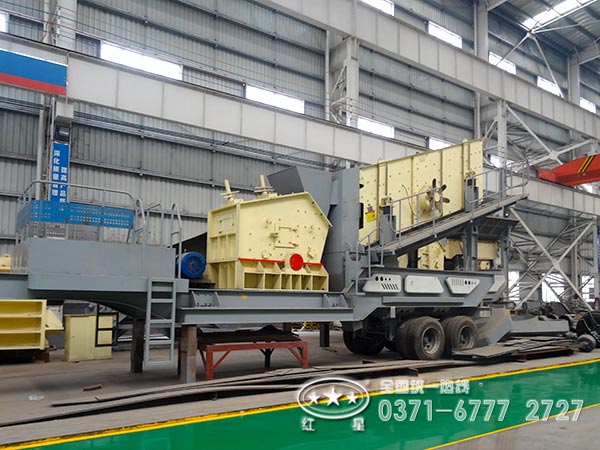移动式石料破碎机 移动式石料破碎机