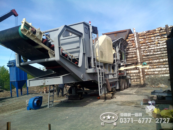 移动建筑垃圾粉碎机 移动建筑垃圾粉碎机