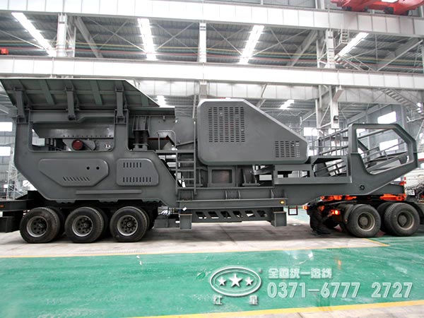 粗破轮胎系列移动破碎站 粗破轮胎系列移动破碎站