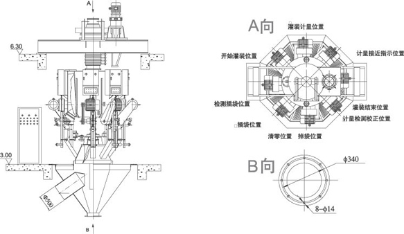 组合式选粉机结构图 组合式选粉机结构图