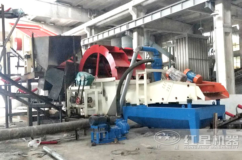 洗砂现场 洗砂现场