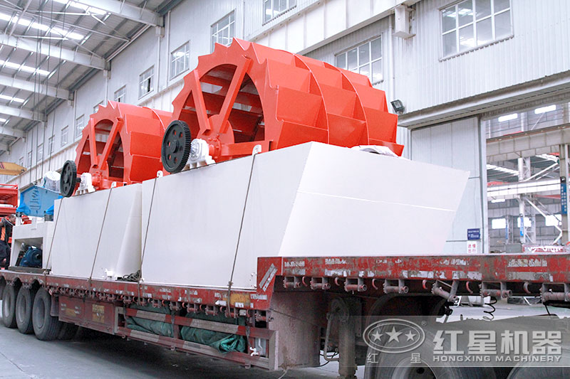 QY千亿国际机器洗砂机发货现场 QY千亿国际机器洗砂机发货现场