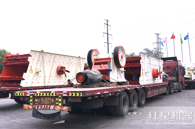 时产500吨破碎机全套设备发货 时产500吨破碎机全套设备发货