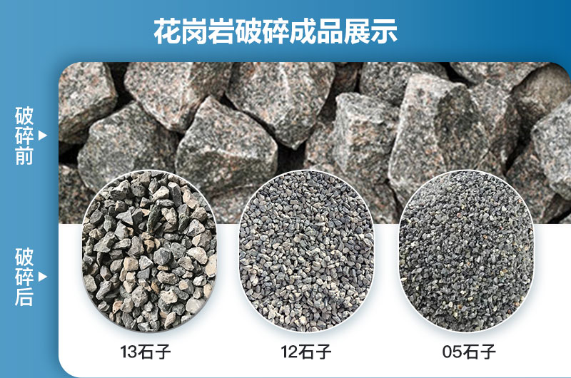 花岗岩碎石成品展示 花岗岩碎石成品展示