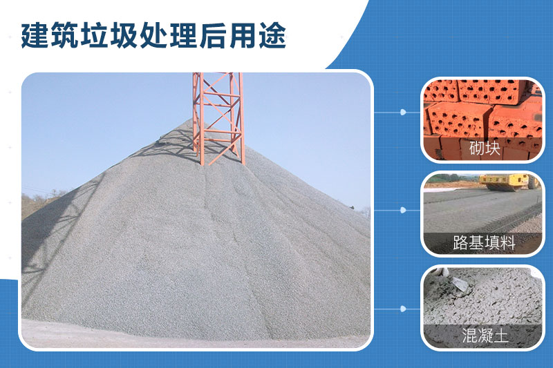 建筑垃圾处理后用途 建筑垃圾处理后用途