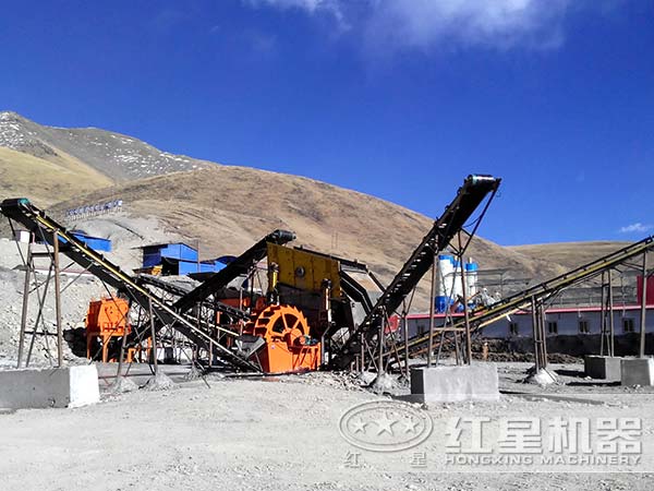 石子生产线现场 石子生产线现场