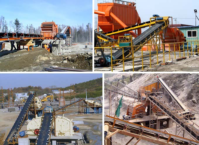 反击式破碎机现场 反击式破碎机现场