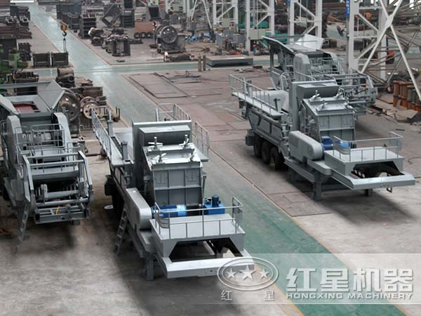 QY千亿国际移动破碎站厂家生产车间 QY千亿国际移动破碎站厂家生产车间