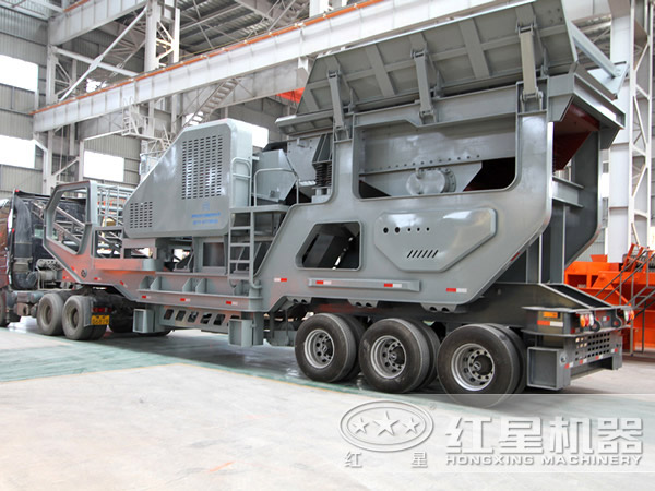 建筑垃圾移动破碎站 建筑垃圾移动破碎站