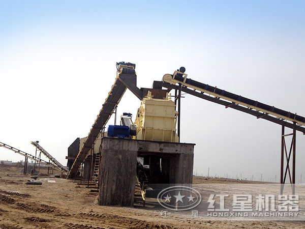 反击式破碎机作业客户现场 反击式破碎机作业客户现场