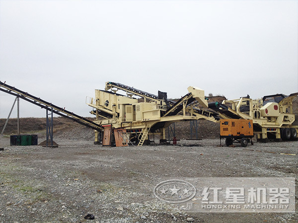 一体式车载流动打砂机投用现场 一体式车载流动打砂机投用现场