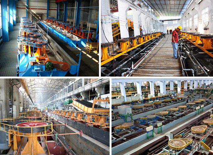 有色金属浮选现场 有色金属浮选现场