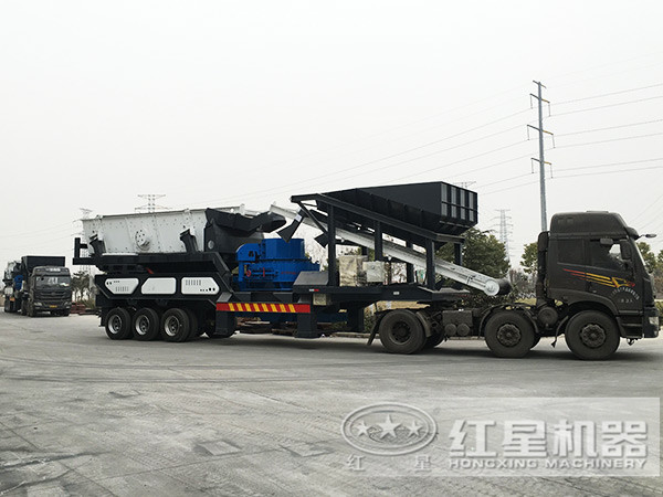 可移动冲击式碎石机 可移动冲击式碎石机