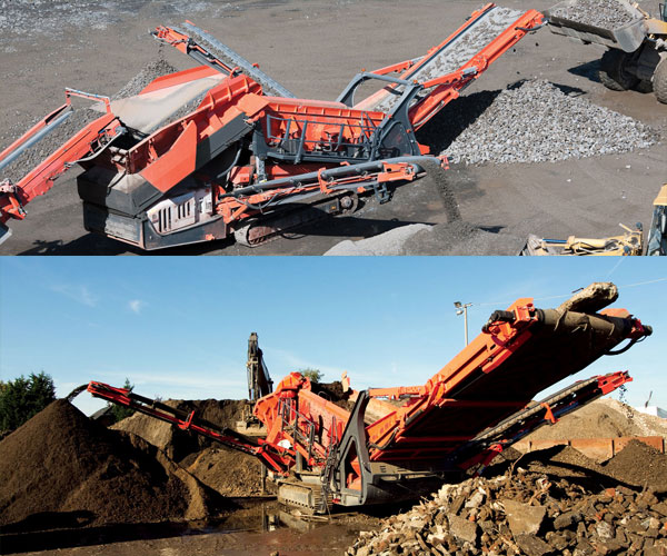 履带式移动破碎机施工现场 履带式移动破碎机施工现场