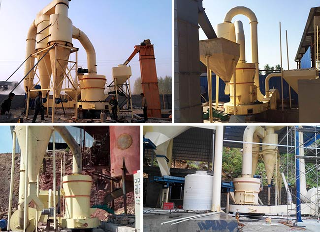 雷蒙机作业客户现场 雷蒙机作业客户现场