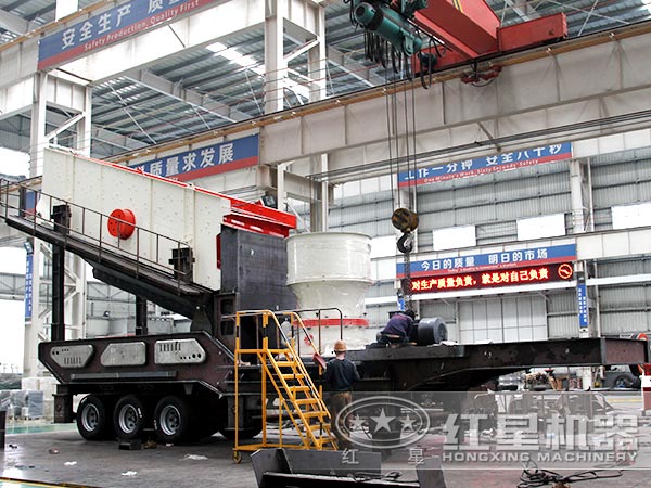 HX3S216GYS400移动破碎站 HX3S216GYS400移动破碎站