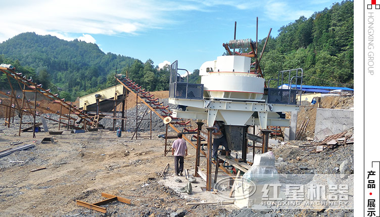 制砂设备作业现场 制砂设备作业现场