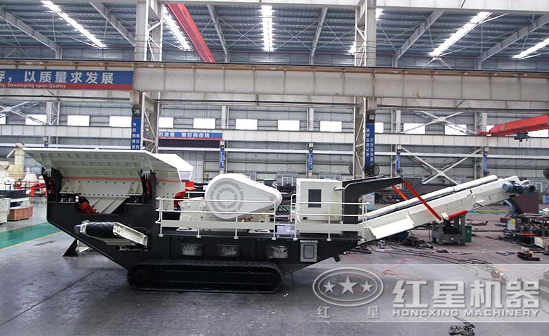 QY千亿国际时产300吨的新型履带移动式破碎机 QY千亿国际时产300吨的新型履带移动式破碎机