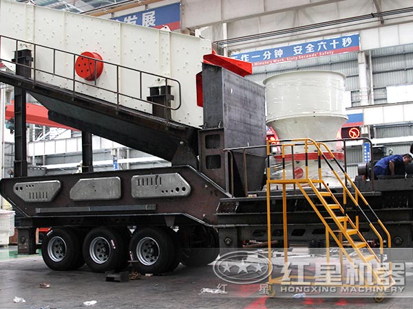 圆锥移动鹅卵石破石机 圆锥移动鹅卵石破石机