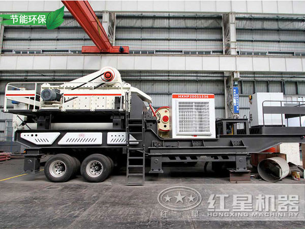 环保节能的新型移动石头破碎机 环保节能的新型移动石头破碎机