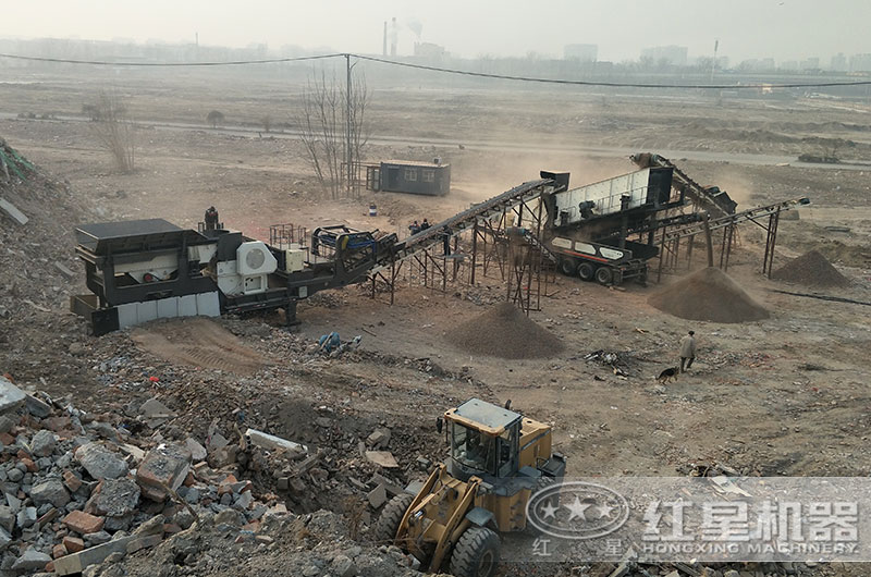 建筑垃圾回收处理现场 建筑垃圾回收处理现场