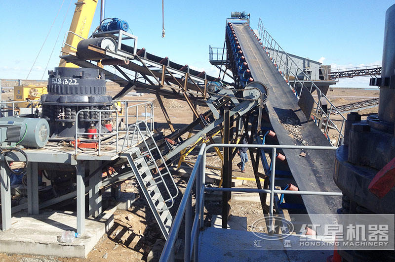 石头圆锥破作业客户现场 石头圆锥破作业客户现场