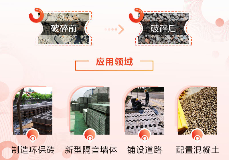 混凝土粉碎后的广泛用途 混凝土粉碎后的广泛用途