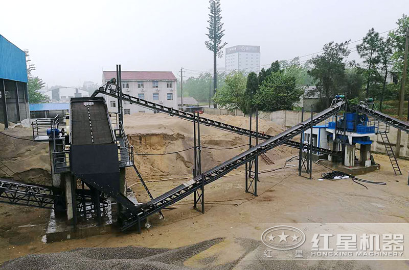 传统砂石制砂客户现场 传统砂石制砂客户现场