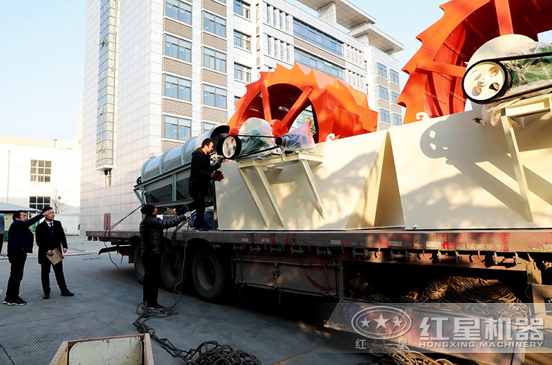 洗砂机发货现场 洗砂机发货现场