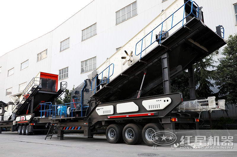 轮胎移动破碎机 轮胎移动破碎机