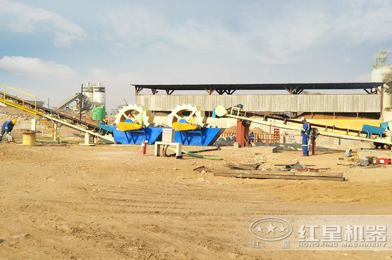 洗沙机作业现场 洗沙机作业现场