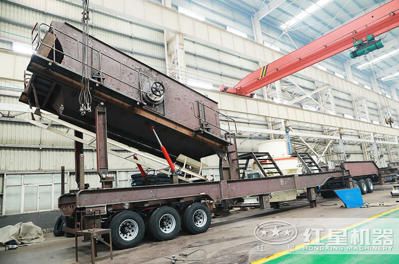 QY千亿国际流动石子破碎机生产厂家车间 QY千亿国际流动石子破碎机生产厂家车间