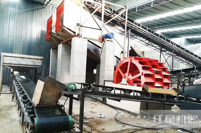 水洗砂设备工作现场 水洗砂设备工作现场