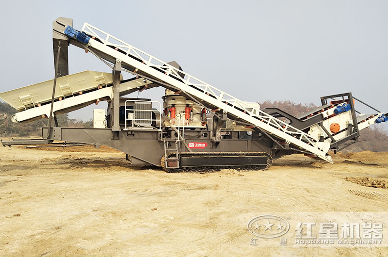 过环保的高质量移动破碎设备已经开到破碎现场 过环保的高质量移动破碎设备已经开到破碎现场