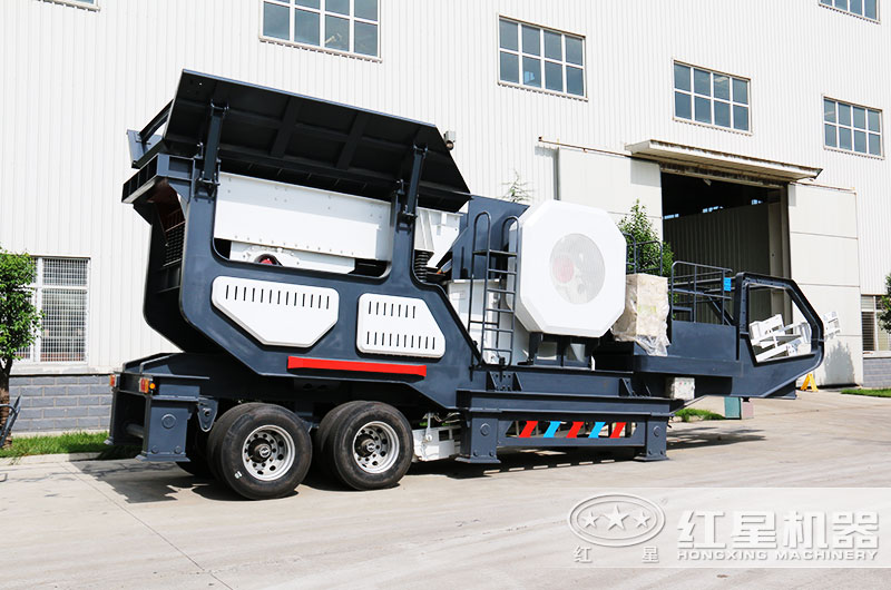 颚破移动碎石机 颚破移动碎石机