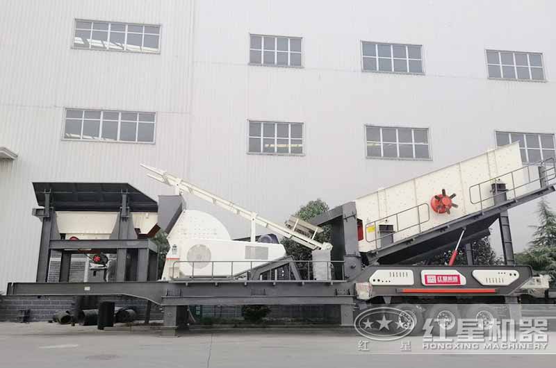 与给料机、破碎机一起搭载的新型车载可移动筛砂机 与给料机、破碎机一起搭载的新型车载可移动筛砂机