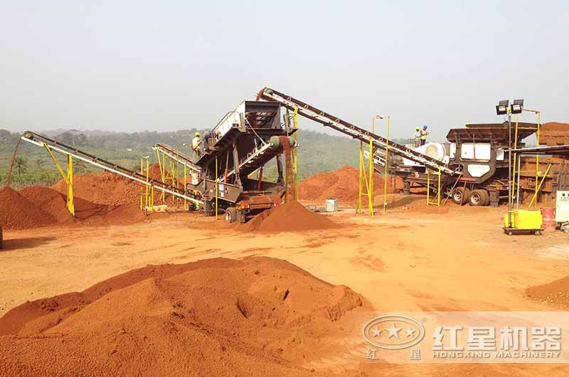 移动式制砂机生产现场图片 移动式制砂机生产现场图片