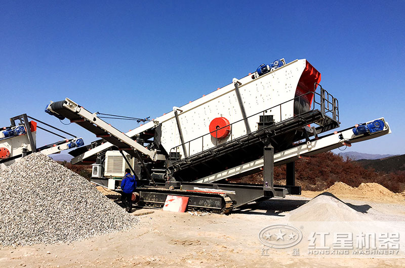 QY千亿国际移动破碎机作业客户现场 QY千亿国际移动破碎机作业客户现场