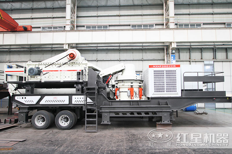 环保型圆锥破流动碎石机 环保型圆锥破流动碎石机