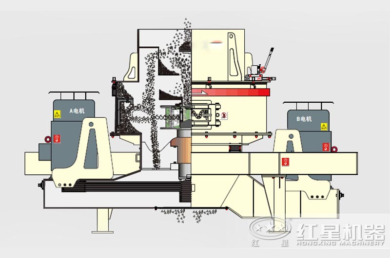 QY千亿国际立式冲击式破碎机结构图 QY千亿国际立式冲击式破碎机结构图