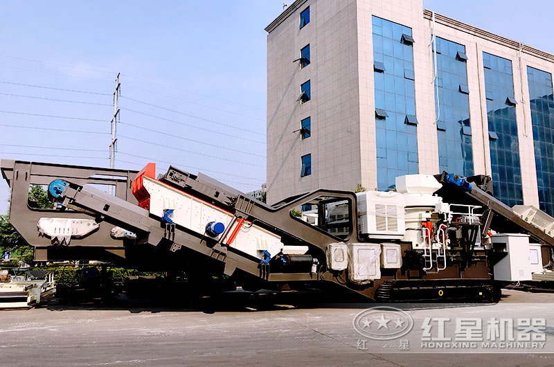 履带流动圆锥磕石子机 履带流动圆锥磕石子机