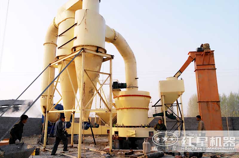 凹凸棒石磨粉客户现场 凹凸棒石磨粉客户现场