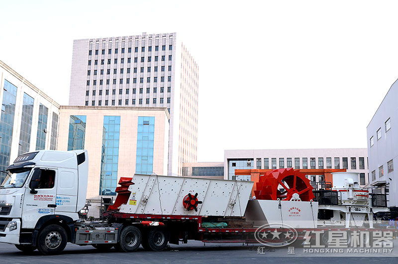 破碎洗砂设备发货现场 破碎洗砂设备发货现场