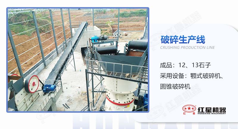 固定碎石设备双机方案之一生产现场 固定碎石设备双机方案之一生产现场