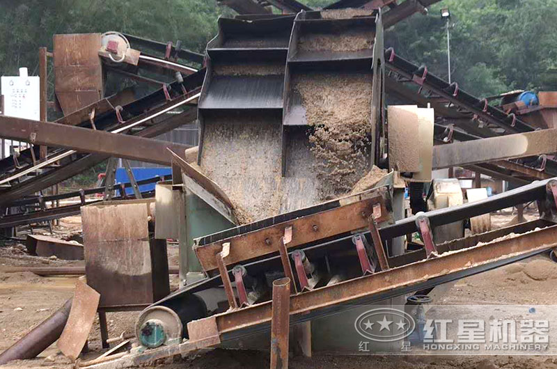 日赚一两万的洗沙厂生产机制砂现场 日赚一两万的洗沙厂生产机制砂现场