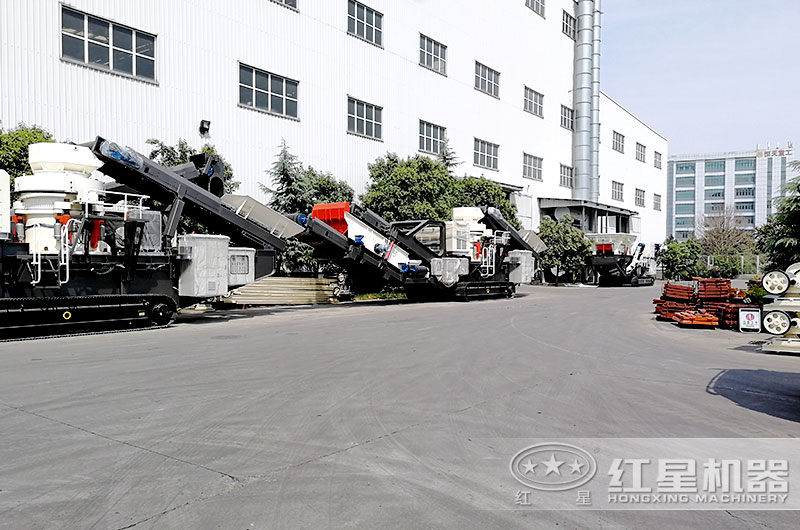 移动石头破碎生产设备 移动石头破碎生产设备